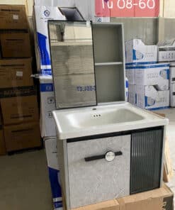 TỦ LAVABO XÁM VÂNG TLVB-0860