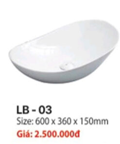 LaVaBo Để Bàn Thuyền Trắng LVB-21