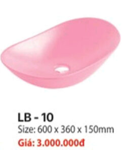 LAVABO ĐỂ BÀN THUYỀN HỒNG LVB-10