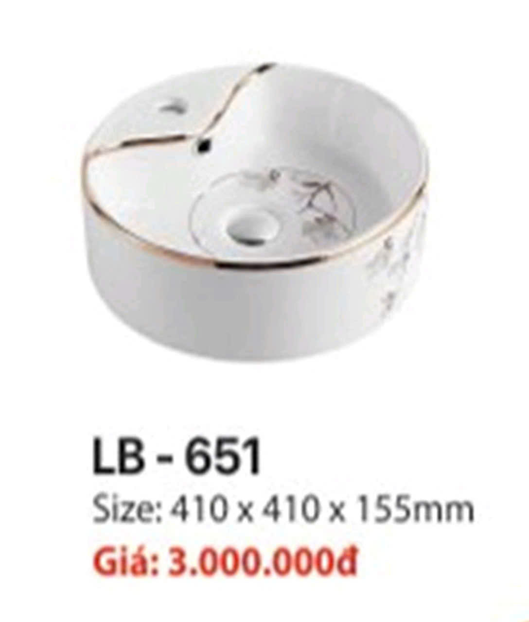 LaVaBo Để Bàn Tròn Viềng LVB-22