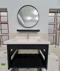 KỆ TREO LAVABO ĐEN KG-K1
