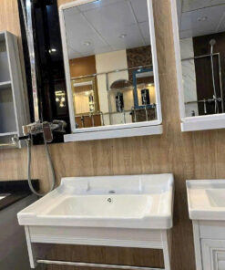 KỆ TREO LAVABO TRẮNG KG-K3