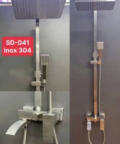 Sen Cây Vuông Nóng Lạnh Inox 304 SC-041